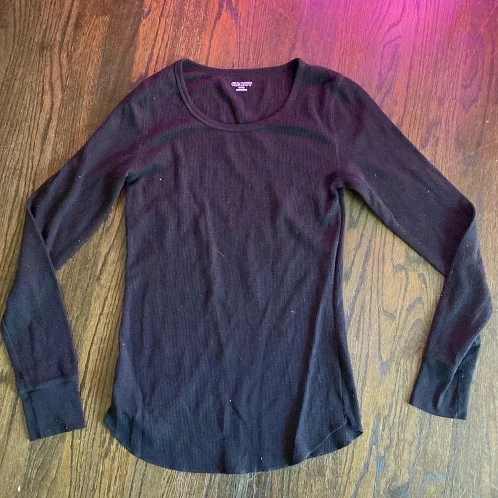Old Navy Black Pajama shirt